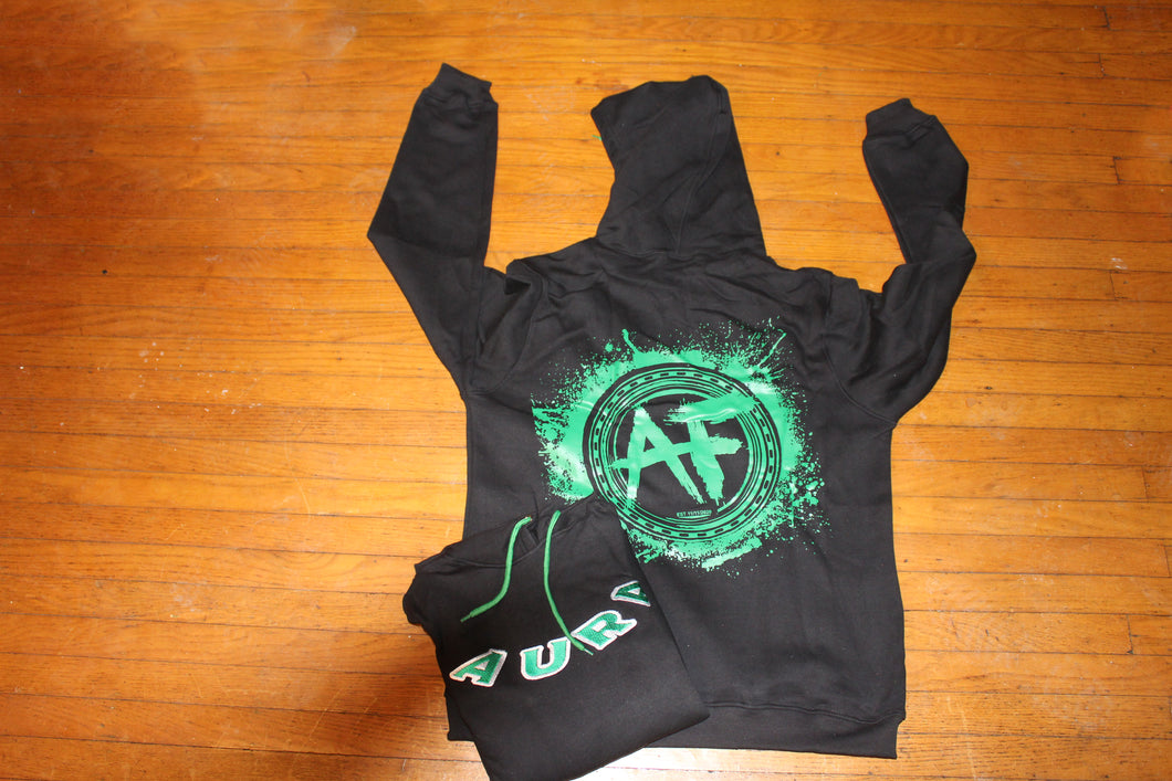 GREEN 'BLK OUT' PULLOVER