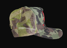 Load image into Gallery viewer, Camo/RD &#39;AF&#39; Trucker
